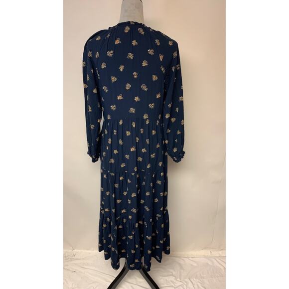 Madewell Midi Dress Boho Fairy Cottagecore Prairie Tired Layers Womens Size S - Picture 3 of 10